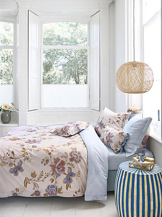 PIP STUDIO | Perkal Bettwäsche CECE FIORE 70x90cm/140x200cm Weiss | rosa
