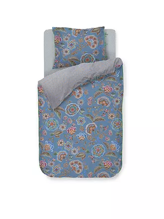 PIP STUDIO | Perkal Bettwäsche MATATA 70x90cm / 140x200cm Blau | grün