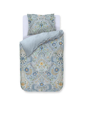 PIP STUDIO | Perkal Bettwäsche SALUTI GRANDE 70x90cm/140x200cm Hellblau | rosa