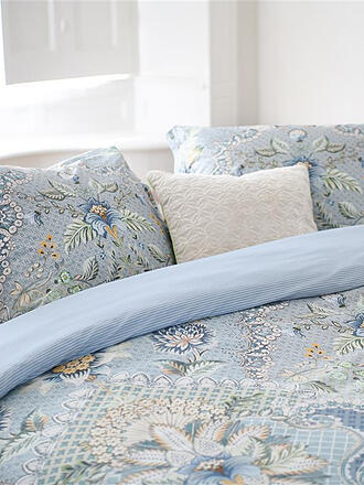 PIP STUDIO | Perkal Bettwäsche SALUTI GRANDE 70x90cm/140x200cm Hellblau | rosa