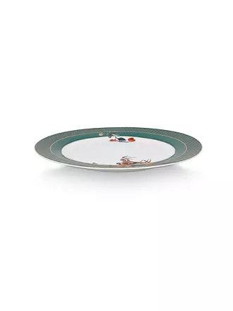 PIP STUDIO | Speiseteller 26,5cm WINTER WONDERLAND Deer Green | petrol