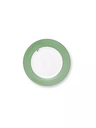 PIP STUDIO | Speiseteller LILY & LOTUS 26,5cm Uni Light Green | lila