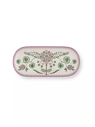PIP STUDIO | Tortenplatte  LILY & LOTUS 33x15,5cm Light Green | lila