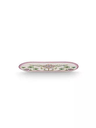PIP STUDIO | Tortenplatte  LILY & LOTUS 33x15,5cm Light Green | lila