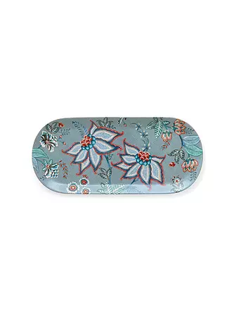 PIP STUDIO | Tortenplatte 33,3x15cm FLOWER FESTIVAL Light Blue | beere