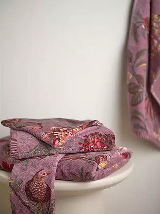 PIP STUDIO | Waschhandschuh 16x22cm SECRET GARDEN Mauve | grün