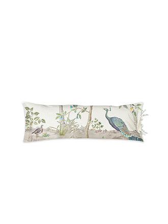 PIP STUDIO | Zierkissen gefüllt 30x90cm Okinawa Blue | weiß