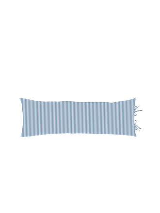 PIP STUDIO | Zierkissen gefüllt 30x90cm Tree of Life Dark Blue | weiß