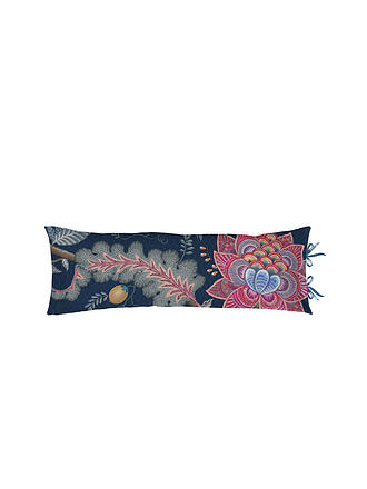 PIP STUDIO | Zierkissen gefüllt 30x90cm Tree of Life Dark Blue | weiß