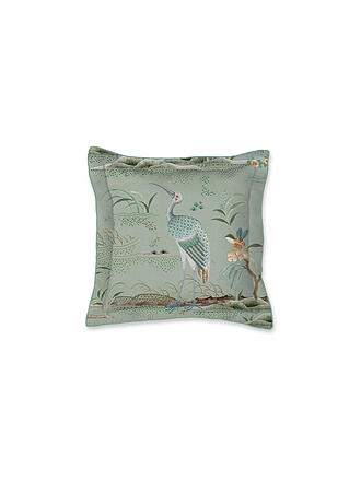 PIP STUDIO | Zierkissen gefüllt 45x45cm JAPONICA blue | hellblau