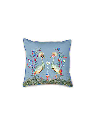 PIP STUDIO | Zierkissen gefüllt 53x53cm Flirting Birds Blue | blau