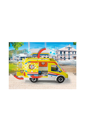 PLAYMOBIL | City Life - Rettungswagen mit Licht und Sound 71202 | keine Farbe