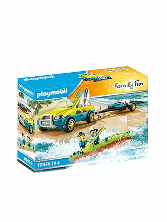PLAYMOBIL | Family Fun - Strandauto mit Kanuanhänger 70436 | keine Farbe