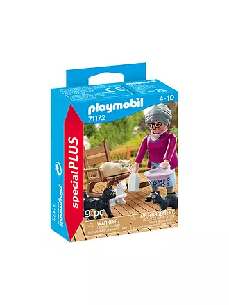PLAYMOBIL | Oma mit Katzen 71172 | keine Farbe