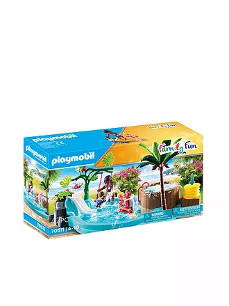 PLAYMOBIL | Tropischer Aqua Park - Kinderbecken mit Whirlpool 70611 | keine Farbe