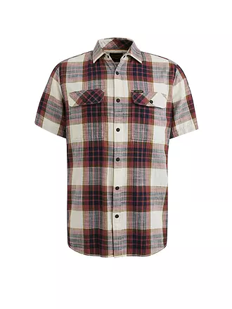 PME LEGEND | Hemd Slim Fit | dunkelrot