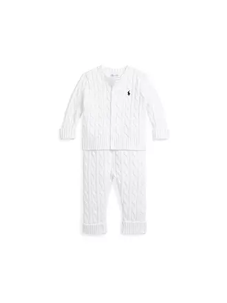 POLO RALPH LAUREN | Baby Set 2-tlg Cardigan und Hose | rosa
