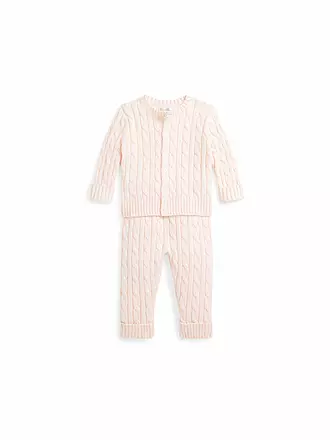 POLO RALPH LAUREN | Baby Set 2-tlg Cardigan und Hose | rosa