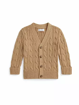 POLO RALPH LAUREN | Baby Strickjacke | camel