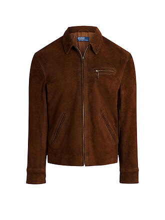 POLO RALPH LAUREN | Lederjacke | braun