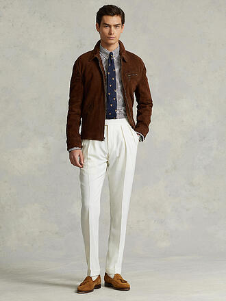 POLO RALPH LAUREN | Lederjacke | braun