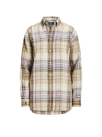 POLO RALPH LAUREN | Leinenbluse | braun
