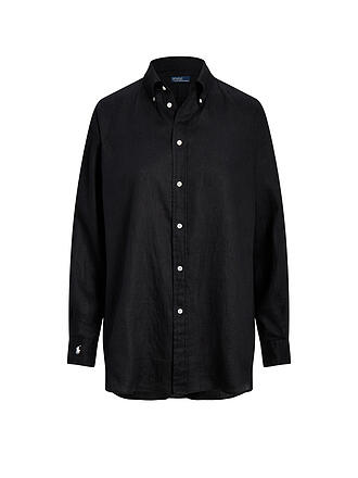 POLO RALPH LAUREN | Leinenbluse | schwarz