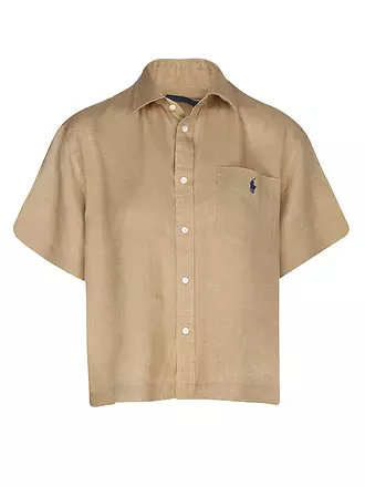 POLO RALPH LAUREN | Leinenbluse | camel