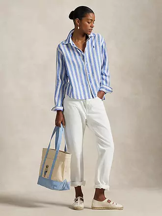 POLO RALPH LAUREN | Leinenbluse | blau