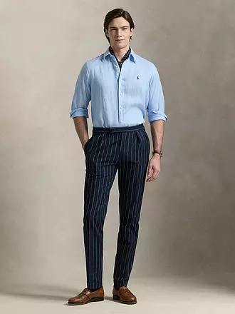 POLO RALPH LAUREN | Leinenhemd Custom Fit | hellblau