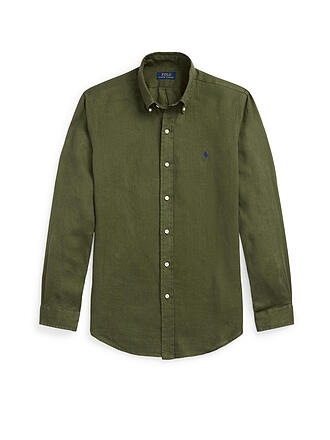 POLO RALPH LAUREN | Leinenhemd | olive