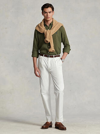 POLO RALPH LAUREN | Leinenhemd | olive