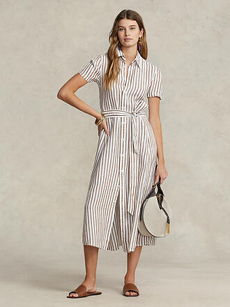 POLO RALPH LAUREN | Leinenkleid | braun