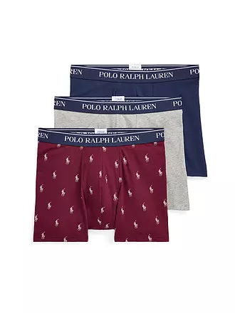 POLO RALPH LAUREN | Pants 3er Pkg. blk bcly htr pstchio | dunkelrot