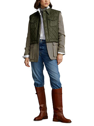 POLO RALPH LAUREN | Steppgilet | olive