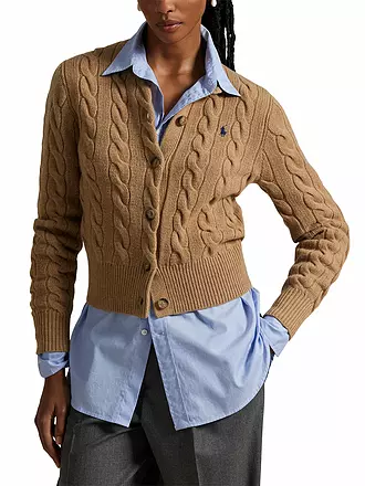 POLO RALPH LAUREN | Strickjacke | camel