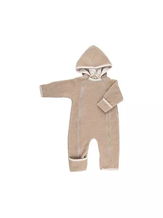 POPOLINI | Baby Wollfleece Overall | beige