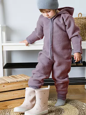 POPOLINI | Baby Wollwalk Overall | rosa