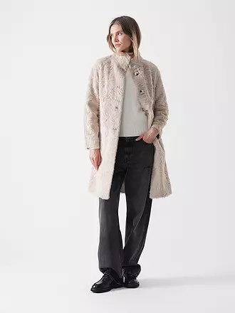 PRIDE TO BE | Mantel in Felloptik DINA | beige