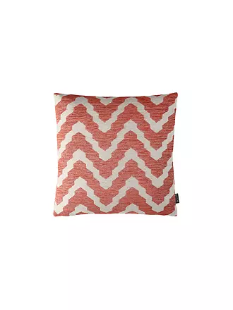 PROFLAX | Kissenhülle HUDSON 45x45cm Rot | hellbraun