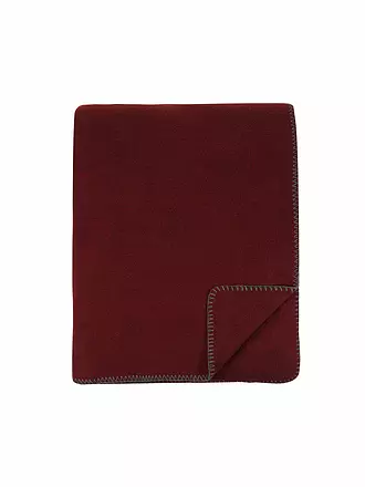 PROFLAX | Wohndecke - Plaid 160x200cm Secret Marsala | dunkelrot