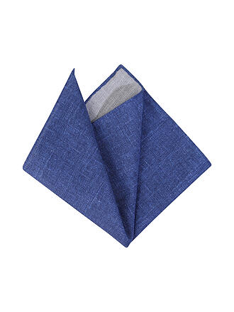 PROFUOMO | Seiden Stecktuch | blau