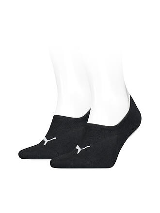 PUMA | Damen Füsslinge High Cut 2er Pkg. Middle Grey Melange | schwarz