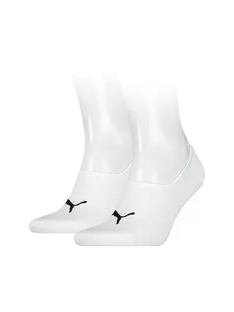 PUMA | Damen Füsslinge High Cut 2er Pkg. Middle Grey Melange | weiss