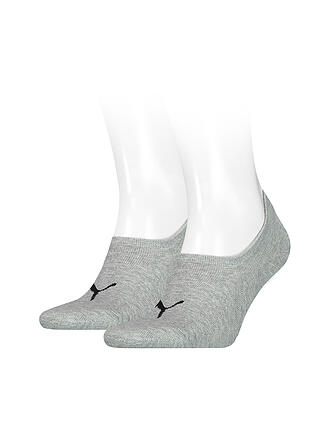 PUMA | Herren Füsslinge 2er Pkg High Cut Middle Grey Melange | schwarz