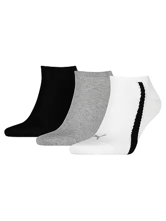 PUMA | Sneaker Socken 3er Pkg black / white | weiss