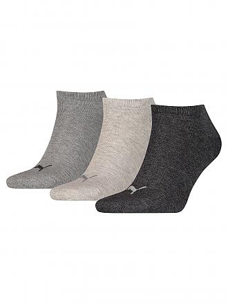 PUMA | Sneaker Socken 3er Pkg grey colour combo | grau