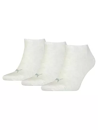 PUMA | Sneaker Socken 3er Pkg grey colour combo | beige