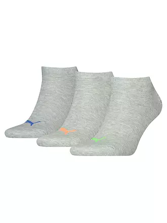 PUMA | Sneaker Socken 3er Pkg grey colour combo | beige