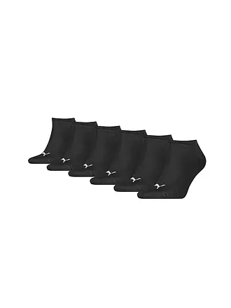 PUMA | Sneaker Socken 6er Pkg. black | schwarz